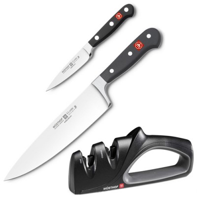 Wüsthof Classic Knife Set and Sharpener 9608/5